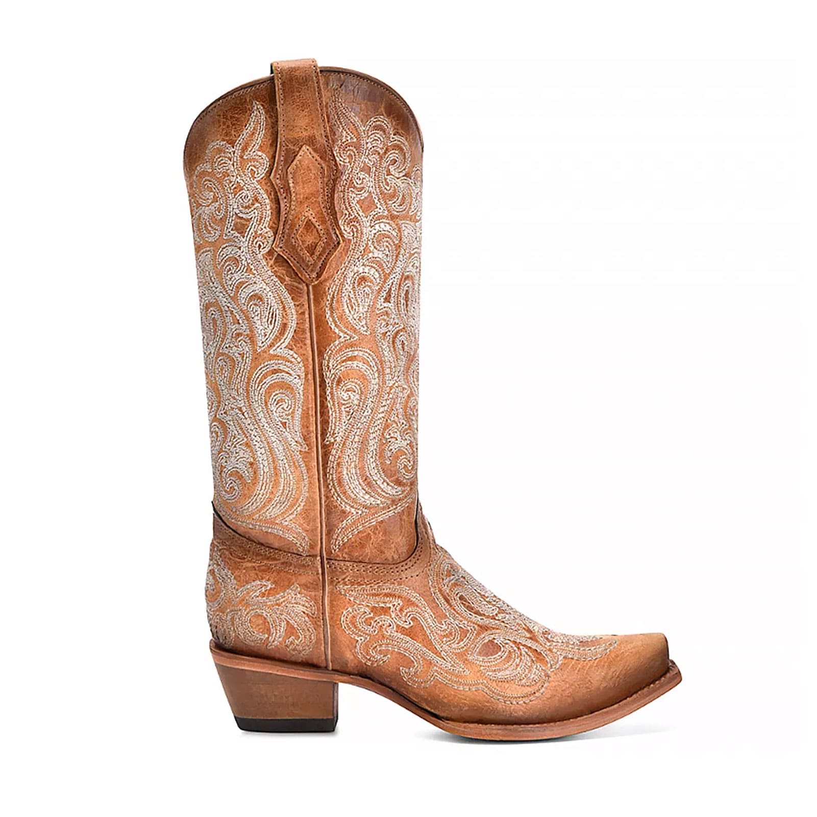 Buy CORRAL Crackled Straw/Blue Liminiscent Embroidery Western Boots (C4144) online. Find best prices for Corral Boots at GritrOutdoors – an Authorized Corral Dealer