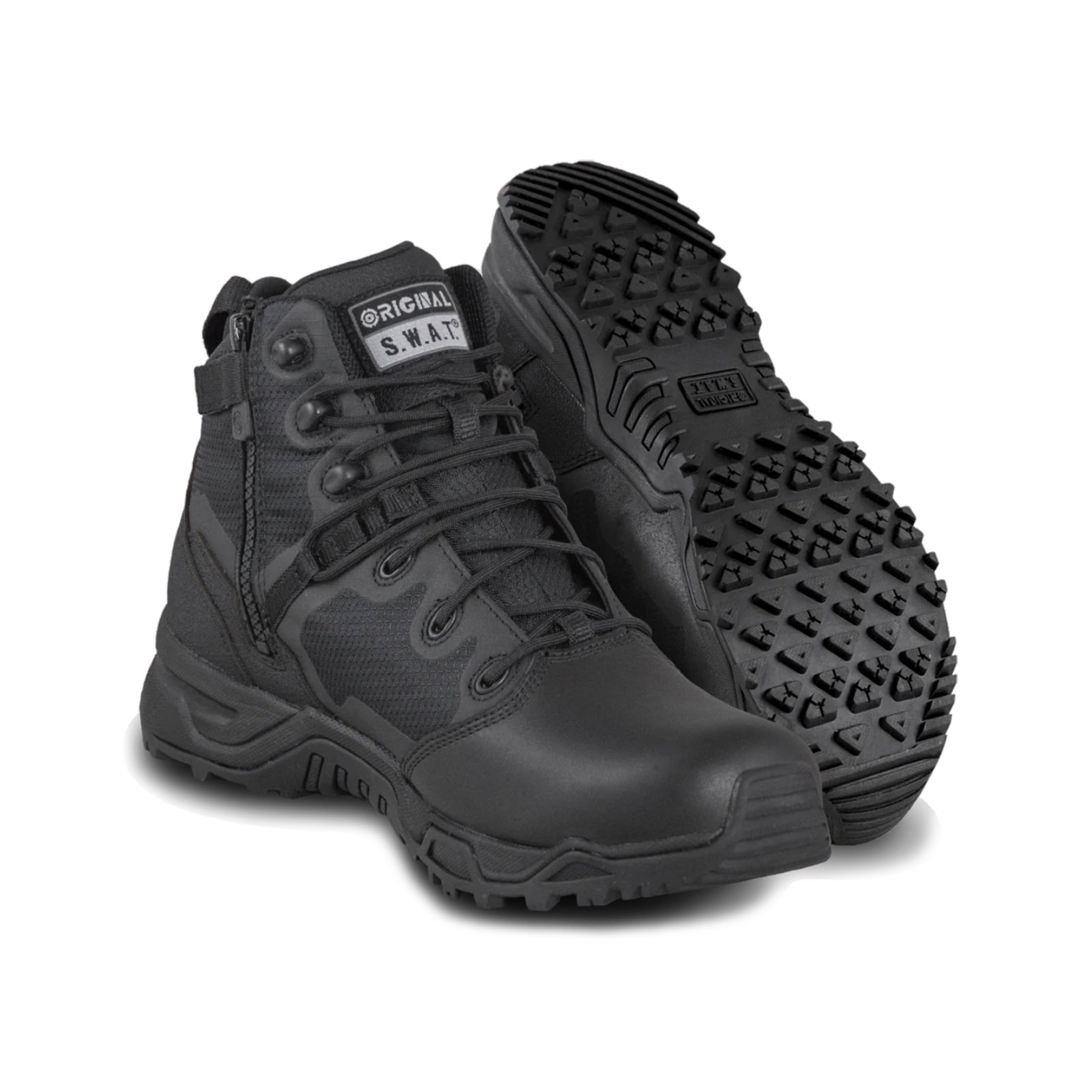 Buy ORIGINAL SWAT Mens Alpha Fury 6in Polishable Toe Side-Zip EN Black Boot (176301) online. Find best prices for Original Swat Boots at GritrOutdoors – an Authorized Original Swat Dealer