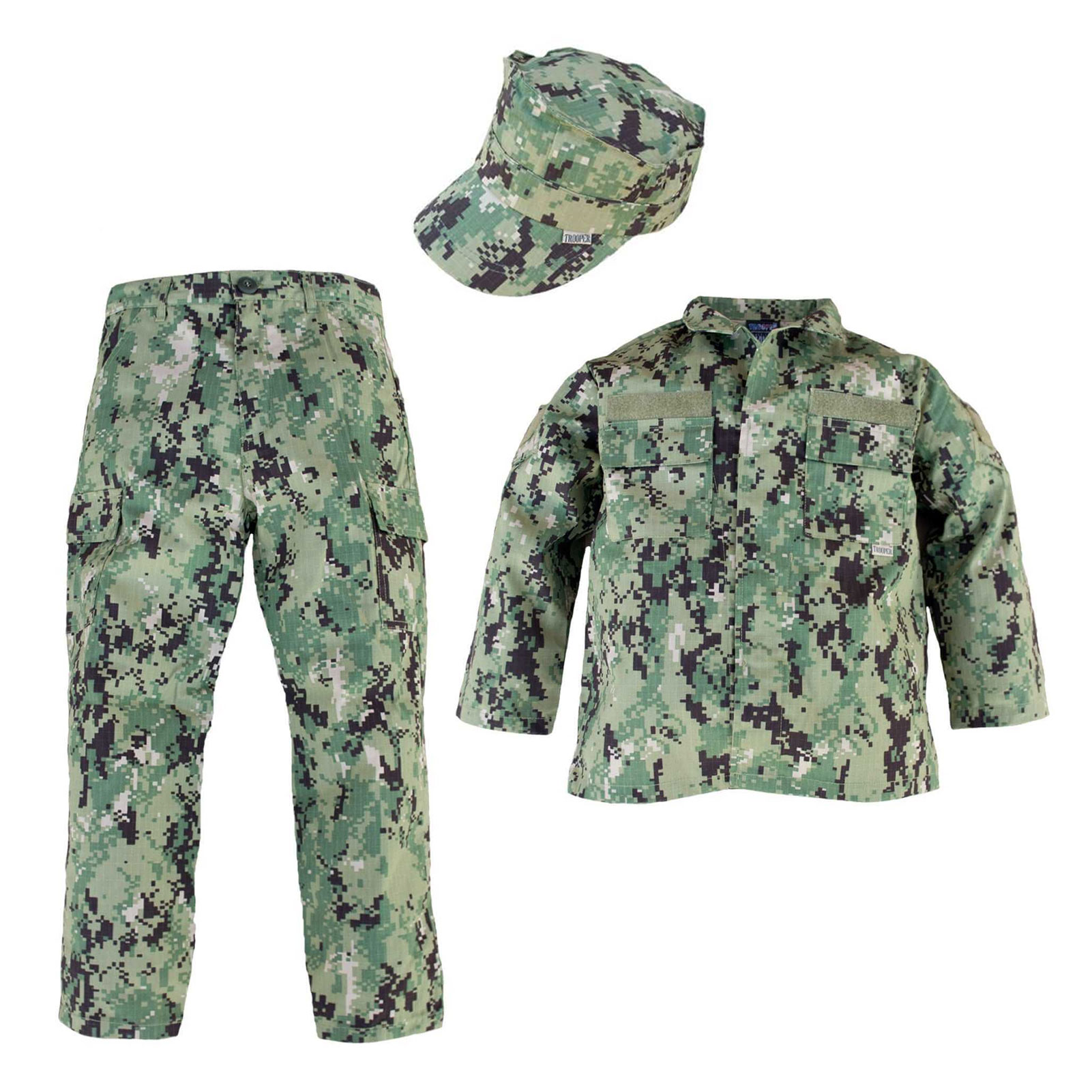 Buy TROOPER Youth Navy NWU III 3PC Uniform Set (196) online. Find best prices for TROOPER Clothing Sets at GritrOutdoors – an Authorized TROOPER Dealer