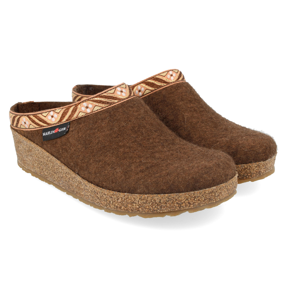 Haflinger Slip On Moccasins Brown men\'s size 12-13 (46) Phillip Leather Haflinger Slip On Shoe – Alaska Adventure Shop main image 3