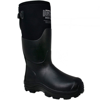 DRYSHOD Mens DungHo Max Gusset Blk Gray Boot DHMG-MH-BK
