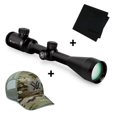 Buy VORTEX Crossfire II 3-9x40mm V-Brite Reticle with Multicam Camo Cap and Microfiber Cleaning Cloth (VOR-CF2-31025+120-64-MUL+MF) online. Find best prices for Vortex Riflescopes at GritrOutdoors – an Authorized Vortex Dealer