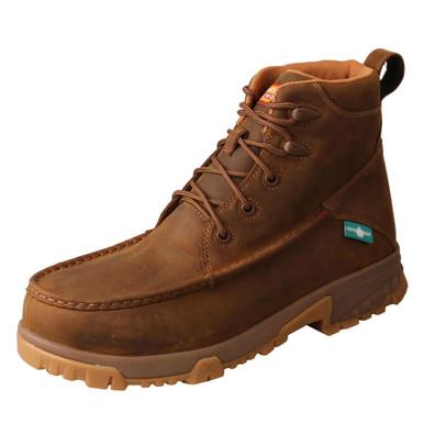 TWISTED X Mens 6in Waterproof Nano Toe Work Boot with CellStretch