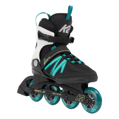 Buy K2 SKATE Women's Kinetic 80 Black and Turquoise Inline Skates (I220200801) online. Find best prices for K2 Skate Inline Skates at GritrOutdoors – an Authorized K2 Skate Dealer