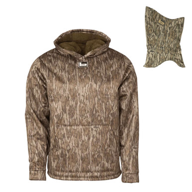 Mossy Oak Men's Fishing Hoodie and Face Gaiter 