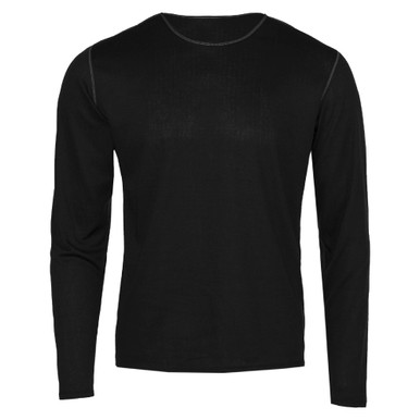 Hot Chillys Women's Pepper Bi-Ply Crewneck Shirt - Black, X-Small, Thermal Base Layer