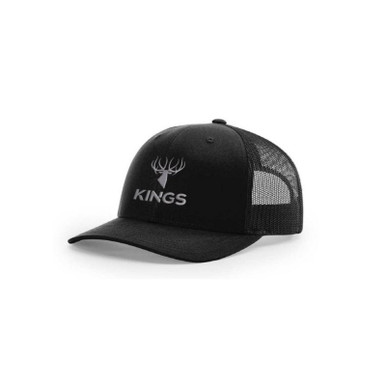 Buy KINGS CAMO Black/Black Kings Embroidered Logo Snapback Hat (112-B/B-A) online. Find best prices for Kings Camo Caps at GritrOutdoors – an Authorized Kings Camo Dealer