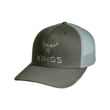 Buy KINGS CAMO Beetle/Quarry Kings Embroidered Logo Hat (112FP-B/Q-A) online. Find best prices for Kings Camo Caps at GritrOutdoors – an Authorized Kings Camo Dealer