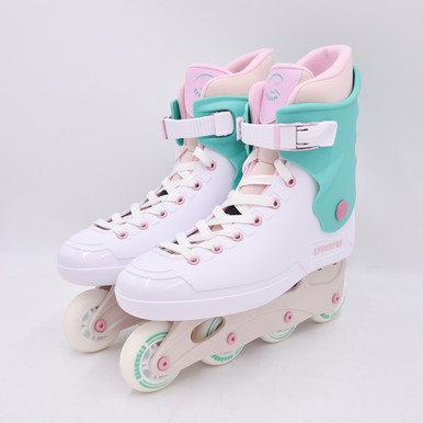 Buy Open Box C SEVEN Nostalgic Adult Inline Skates for Women and Adult, Color: Mint Flash, Women's 11 / Men's 10 (C7-RSR-MINT-10) online. Best prices for C Seven open box condition items at GritrOutdoors.com. C Seven open box items on sale.