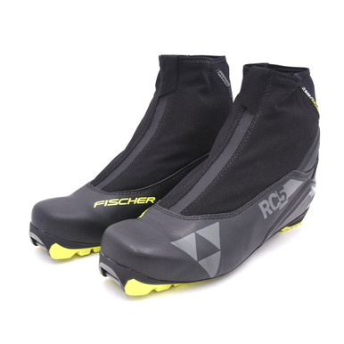Buy Open Box FISCHER Rc5 Classic Performance Boots, Color: Black/ Yellow, Size: 46 (S17023-46) online. Best prices for Fischer open box condition items at GritrOutdoors.com. Fischer open box items on sale.