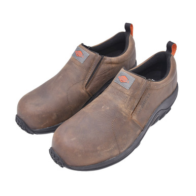 vow renewal dress Larnmern Lightweight Steel Toe WorkShoes Safety Toe Loafers, #21124