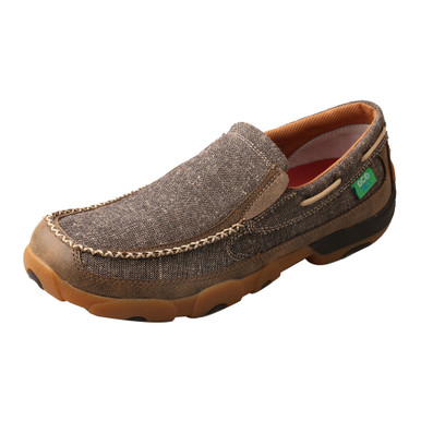 TWISTED X Mens Eco TWX Slip-On Driving Moccasins MDMS012