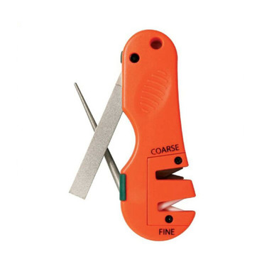 AccuSharp Knife & Tool Sharpener - OD Green - Sharpens, Restores & Hones -  Handheld Sharpener for Hunting Knives, Serrated Blades, Cutting Tools 