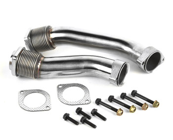 Dieselsite H2E Bellowed Up-Pipe Kit, 7.3L Powerstroke