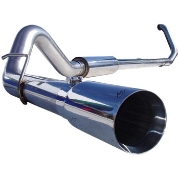 MBRP 4" Turbo Back, Single Side Exit, T304, 1998-2003 Ford Powerstroke 7.3L, S6200304, FREE SHIPPING