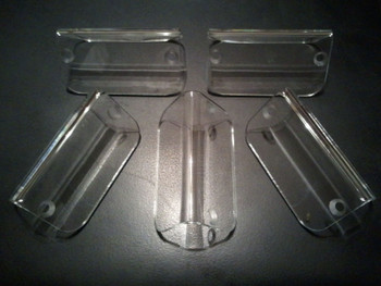 Lund Visor Moonvisor Sunvisor CLEAR Lenses with Bulbs