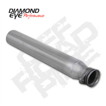 Diamond Eye 4" Aluminized Off Road Cat Delete Pipe 94-97 7.3