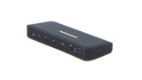 Back of the Durabook USB C Docking station showing all of the ports