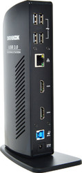 Ports on the Durabook R8 USB docking station