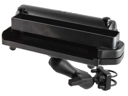 Printer cradle for Brother PocketJet printer 6,7 and 673 closed view