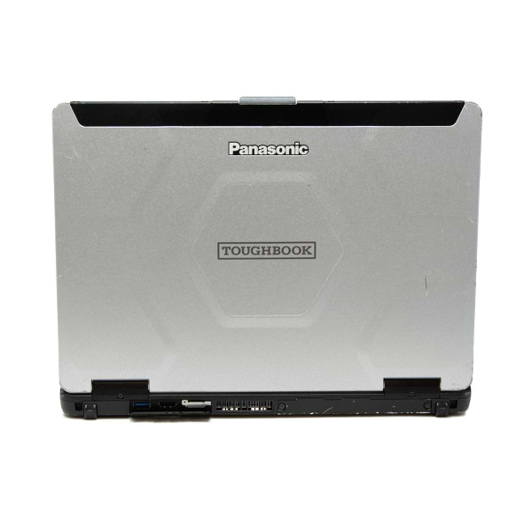 Rear of the Panasonic Toughbook CF-54 with port covers open