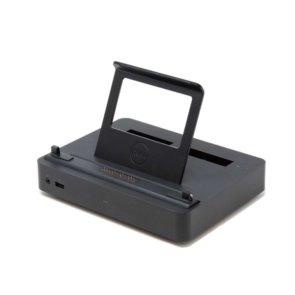 Angled view of the Dell 7202, 7212, 7220 tablet desktop dock.