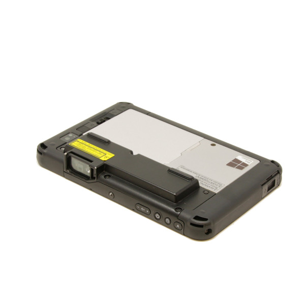 Back view with barcode reader