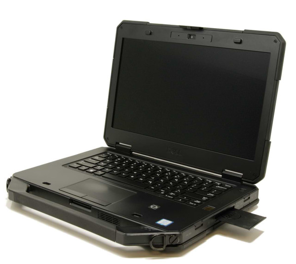 Angled left view with PCMCIA open - Latitude 5414