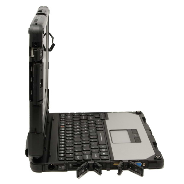 Panasonic CF-33 Toughbook Left Side With Open Port Covers