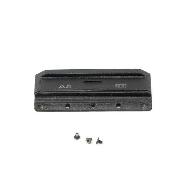 Front of the Getac V110 Replacement Serial Port and Ethernet Port Cover with included screws