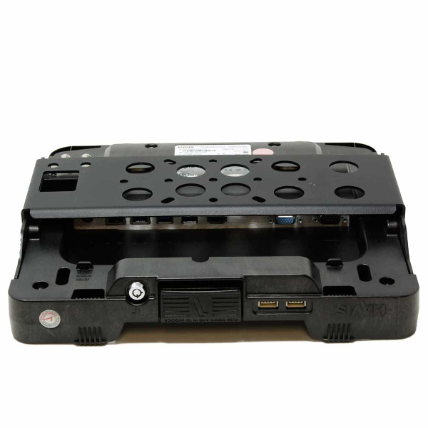 Rear of the Havis Dock for the Panasonic Toughbook with the bracket installed