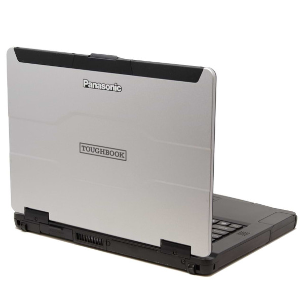 Refurbished FZ-55 Toughbook Back Facing Left with port covers closed Refurbished FZ-55 Toughbook Back Facing Left with port covers closed