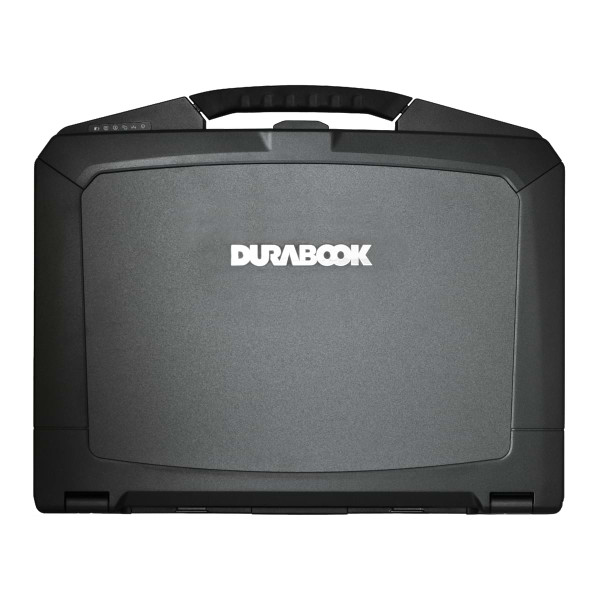 Closed Durabook S15 sitting up Closed Durabook S15 sitting up