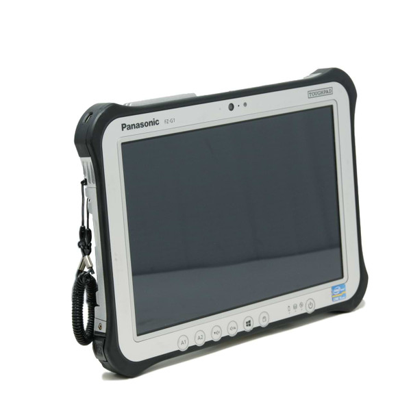 Panasonic FZ-G1 Facing Left showing stylus slot and stylus tether