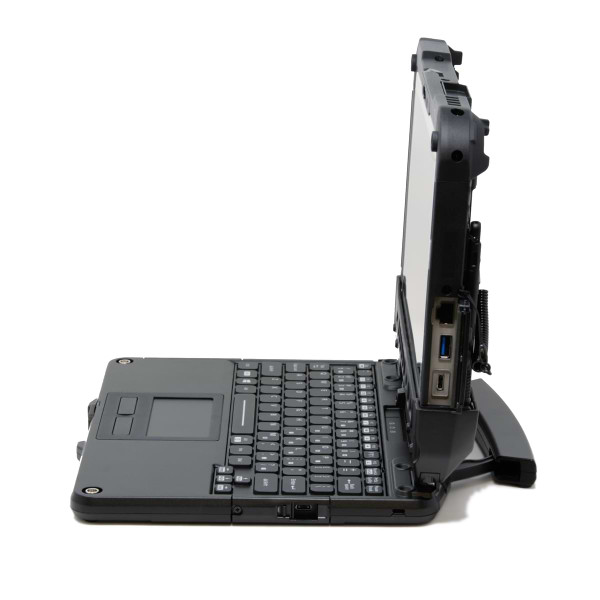 Right side of the Panasonic Toughpad FZ-G2 MK1 with port covers open Right side of the Panasonic Toughpad FZ-G2 MK1 with port covers open