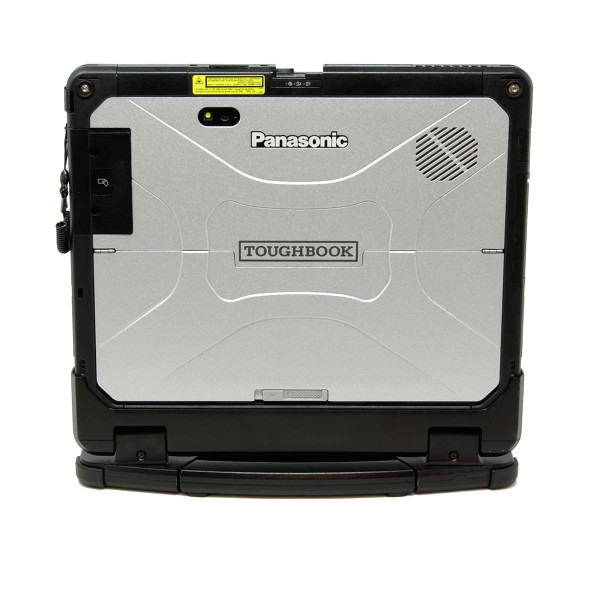 Rear of the CF-33 Panasonic Toughbook Rugged Laptop with Contactless Smart Card Reader and Barcode Reader Rear of the CF-33 Panasonic Toughbook Rugged Laptop with Contactless Smart Card Reader and Barcode Reader