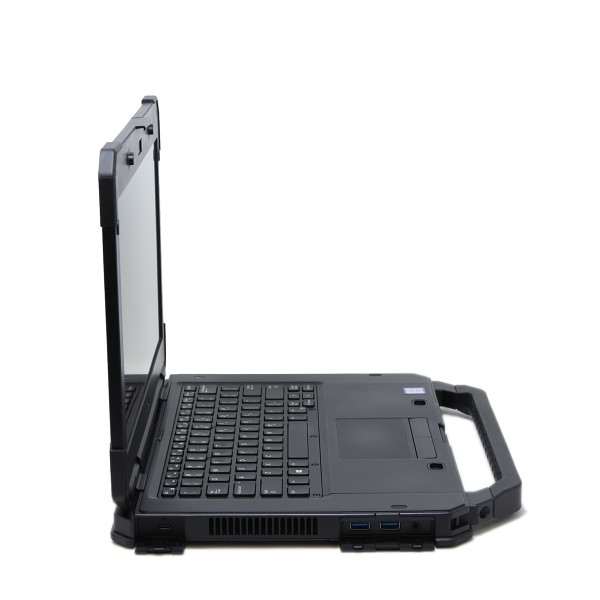 Left side of the Dell Latitude 5420 With port doors open