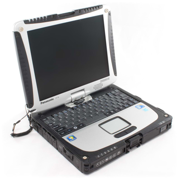 The Fully Rugged Panasonic Toughbook CF-19 MK4 Dual Touch Angled to the Right