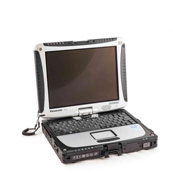 Fully Rugged Panasonic Toughbook CF-19 MK7 Angled to the Right