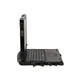 Getac K120 Fully Rugged Laptop Left Side on the Keyboard Dock with port covers open