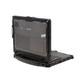 The back of the K120 Fully Rugged Convertible Laptop and Tablet Facing Left