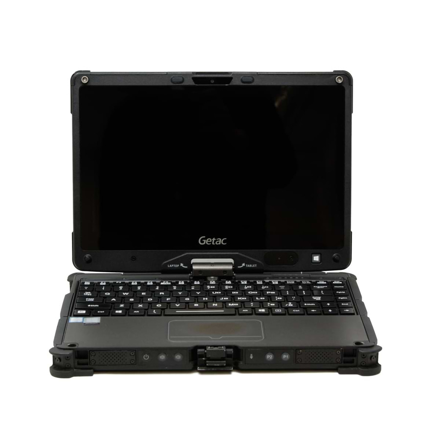 Scratch and Dent Getac V110 G3 Fully Rugged Convertible Laptop with stylus and carry handle