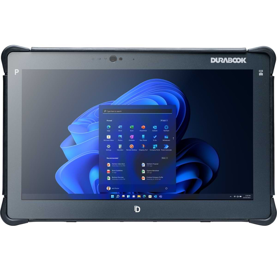 Durabook R11 Standard Front View with Windows 11 screen