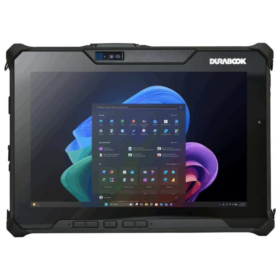 Durabook R10 Fully Rugged Tablet Facing Forward