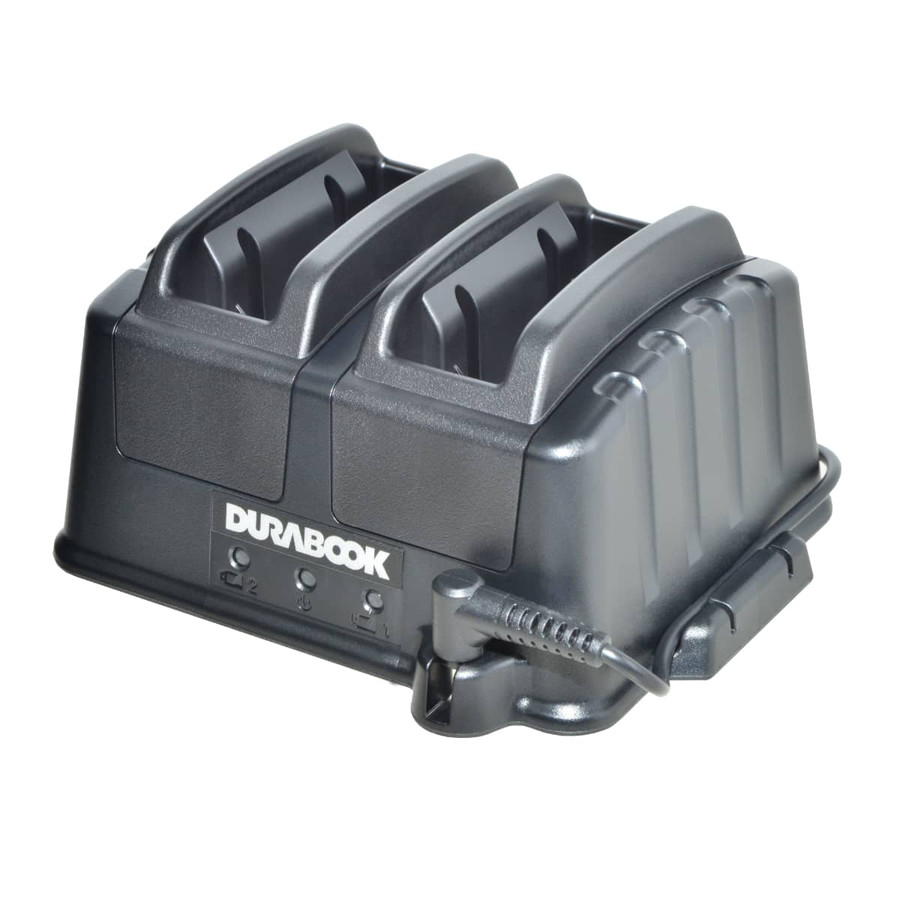 Durabook S14 2 Bay battery Charger