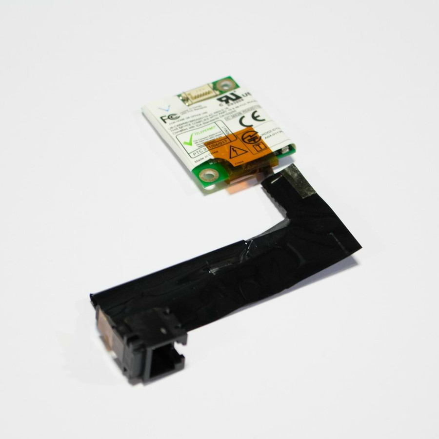 CF-30 56k modem card front with cable