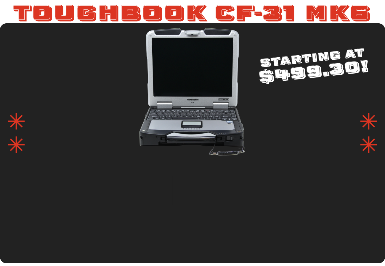 Panasonic Toughbook CF-31 MK6 starting at $499.30