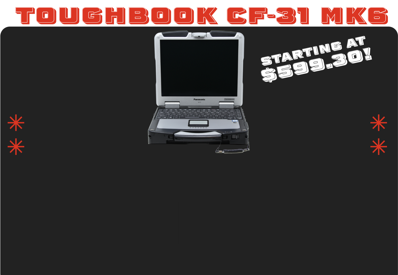 Panasonic Toughbook CF-31 MK6 starting at $599.30
