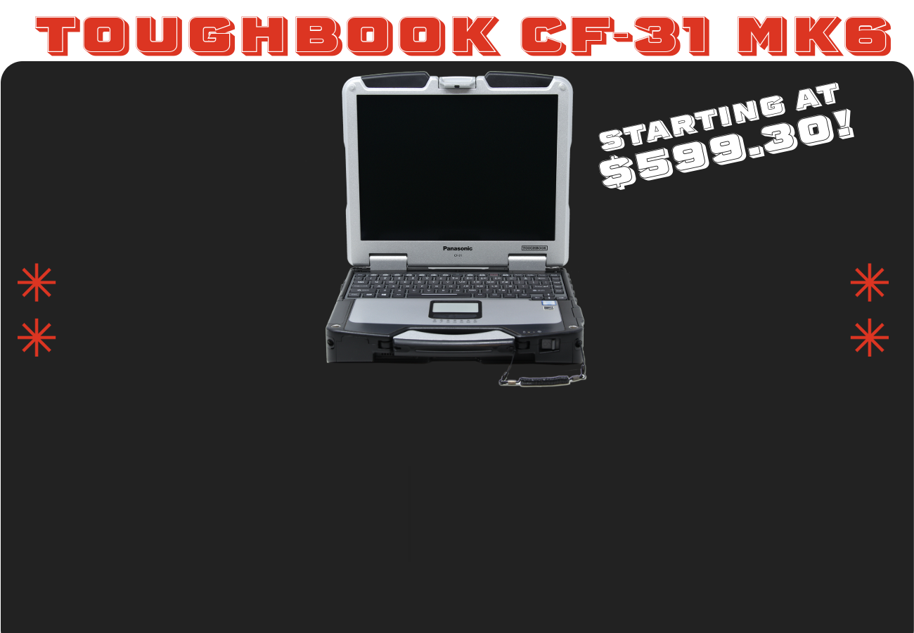 Panasonic Toughbook CF-31 MK6 starting at $599.30