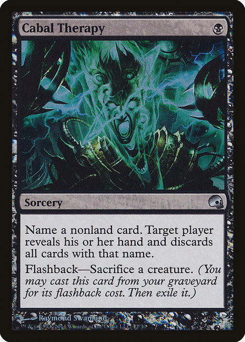 ★【Foil】陰謀団式療法/Cabal Therapy/4枚(FNM)DCI Cabal Therapy (PD3) (Foil) (#12) - MTG Pirulo